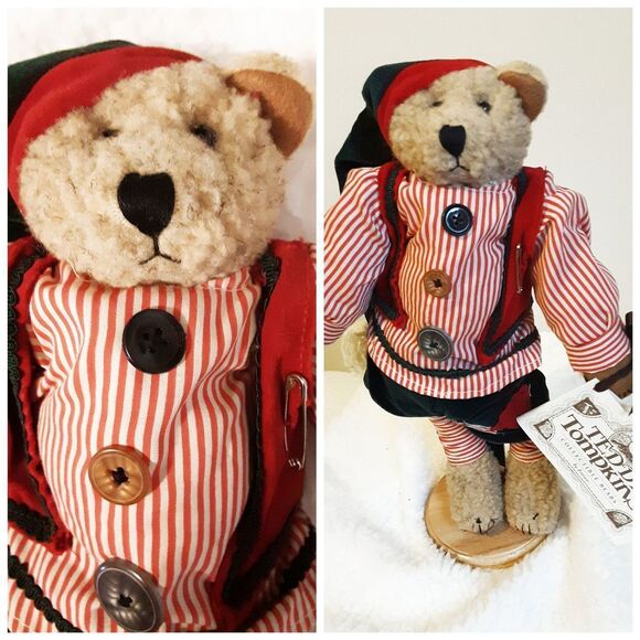 Enesco Teddy Tompkins Collectible Bear